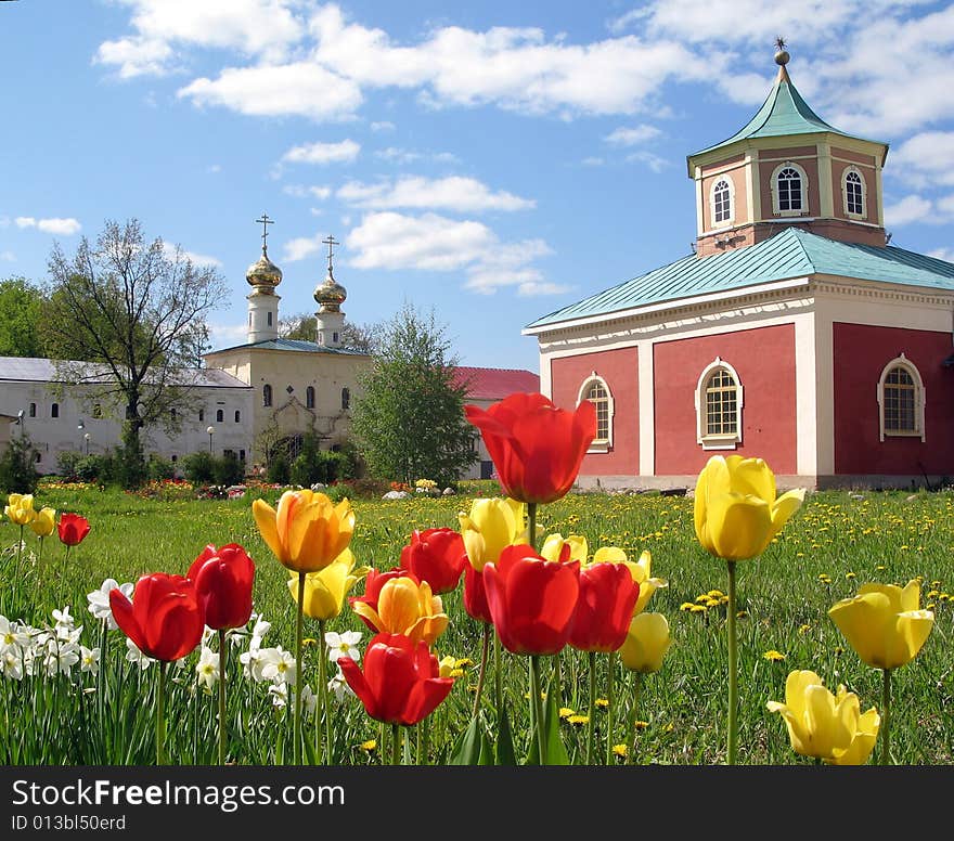 The Tikchvin Monastery.