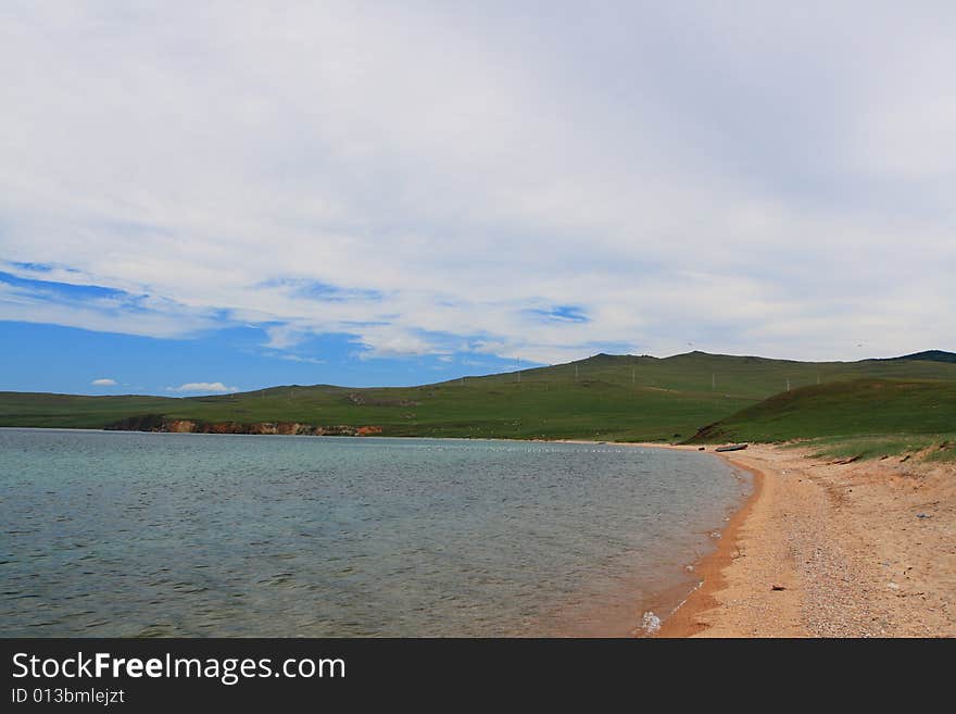 Sandy beach