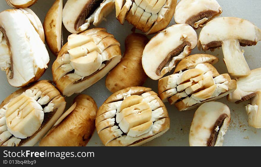 Slized Champignons