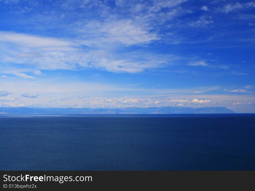 Water and sky