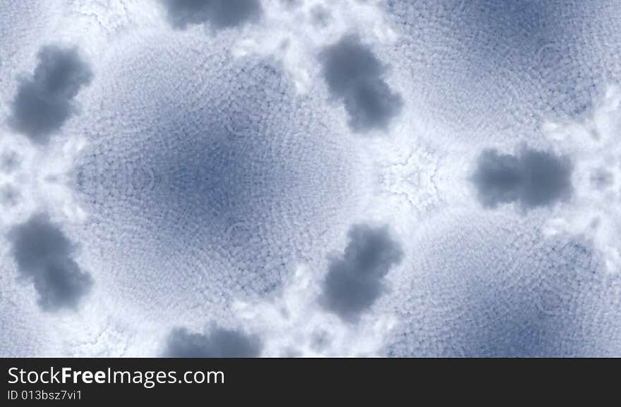 A seamless cloud pattern background. A seamless cloud pattern background.