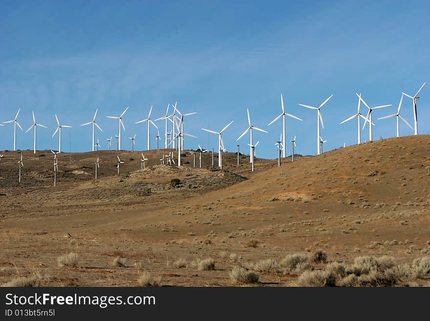 Wind turbines for alternative energy