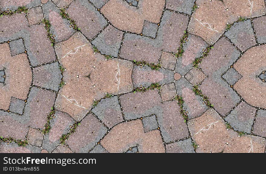 Seamless Stone Floor Pattern