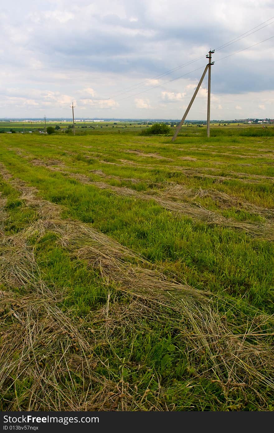 Field, sky