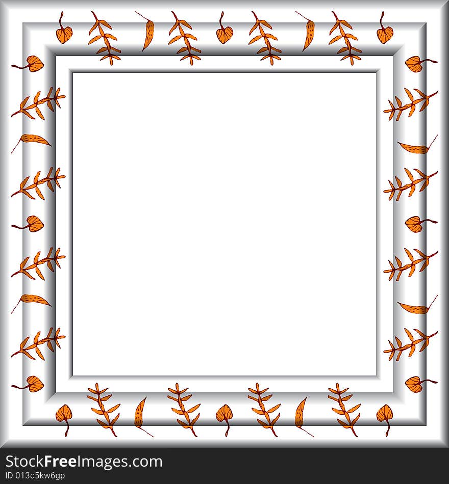 Frame with vegetable ornaments (cmyk to rgb). Frame with vegetable ornaments (cmyk to rgb)