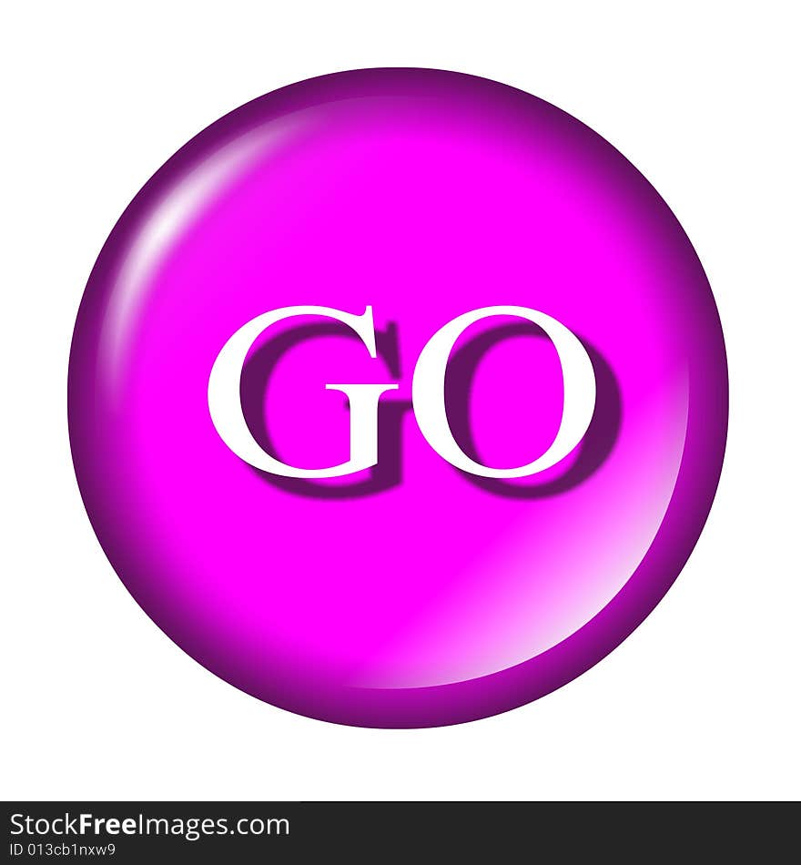 Aqua Web Start Button Go