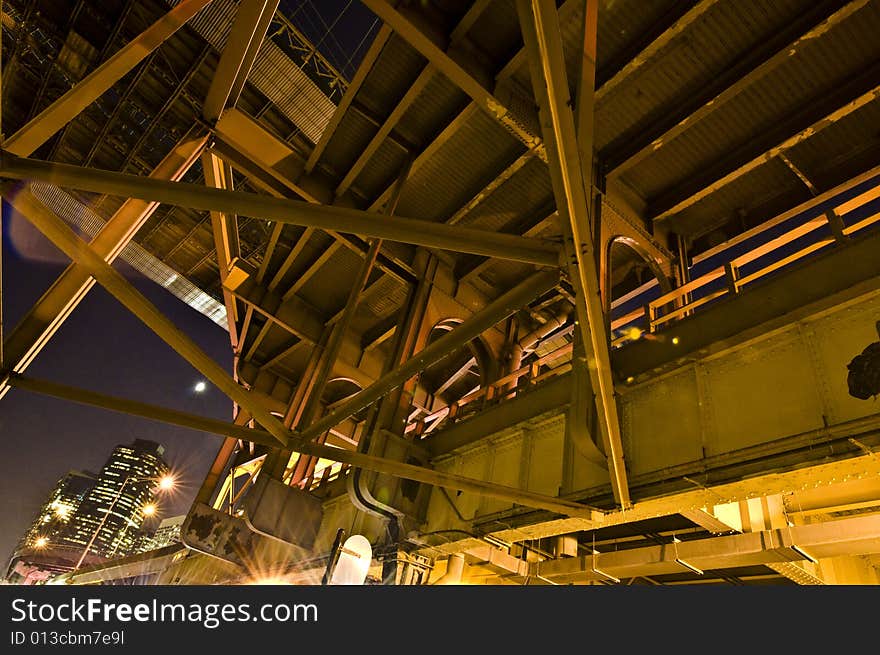 Below the fdr/brooklyn bridge