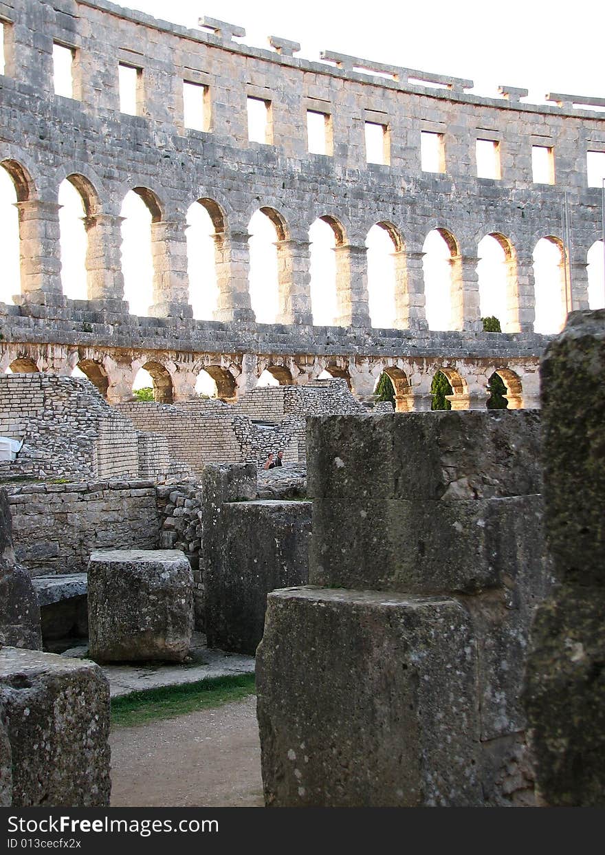 Colosseum in Pula, Croatia