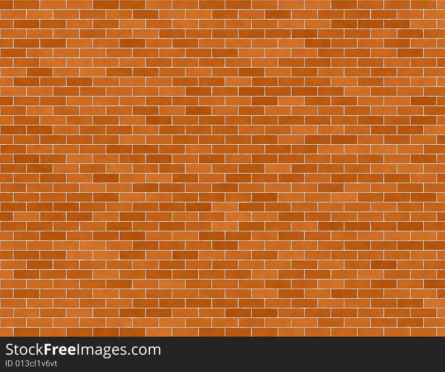 Orange Brick background