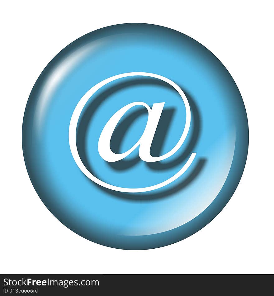 Glossy mail icon