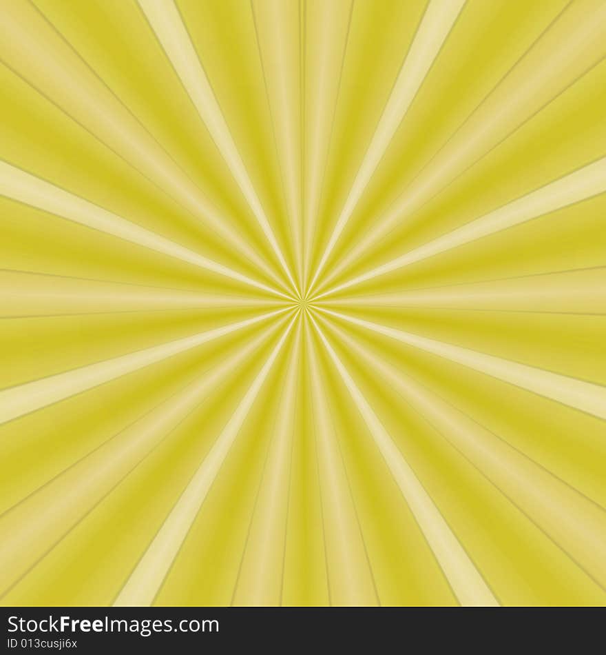 Rays of yellow design