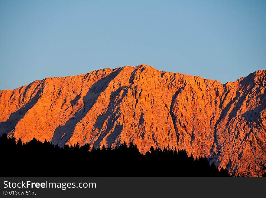 Alps Sunset