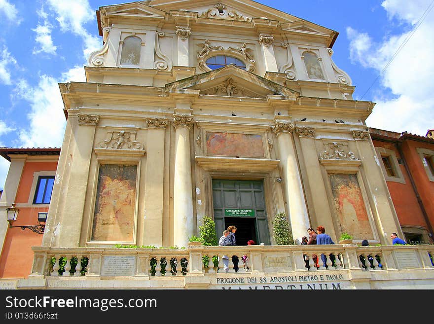 Rome-the building in city