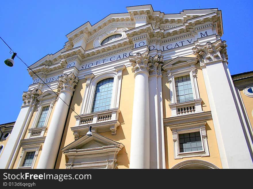 Rome-the church in city