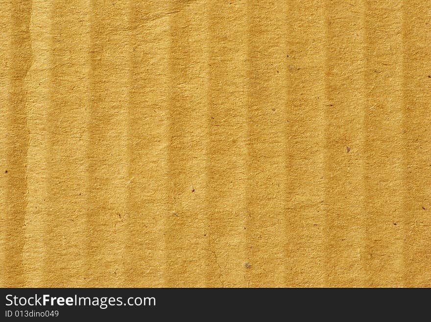 Brown corrugated cardboard sheet background