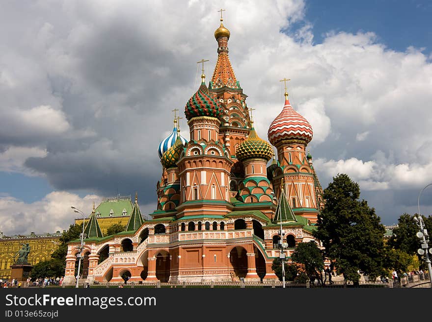 Cathedral, Red Square, Moscow, Russia. Cathedral, Red Square, Moscow, Russia.