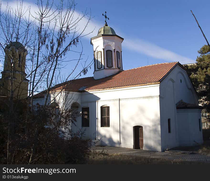 Old church near the Church St. Mina at Kyustendil, Bulgaria