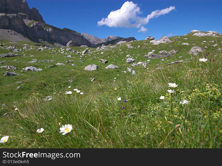 Swiss mountain landscape