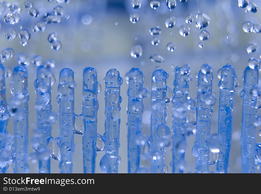 Small water drops