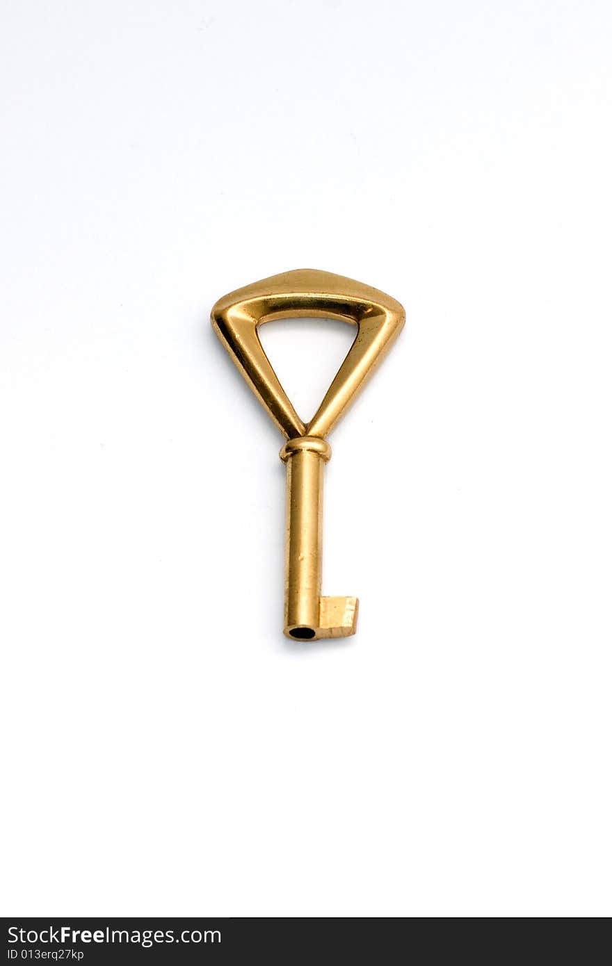 Old fashioned gold color key. Old fashioned gold color key