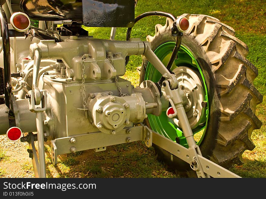 Old and well restored tractor