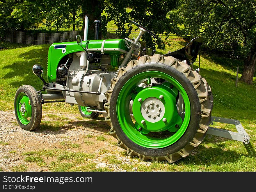 Old and well restored tractor