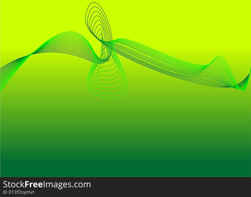 Abstract green background. Beautiful illustration.