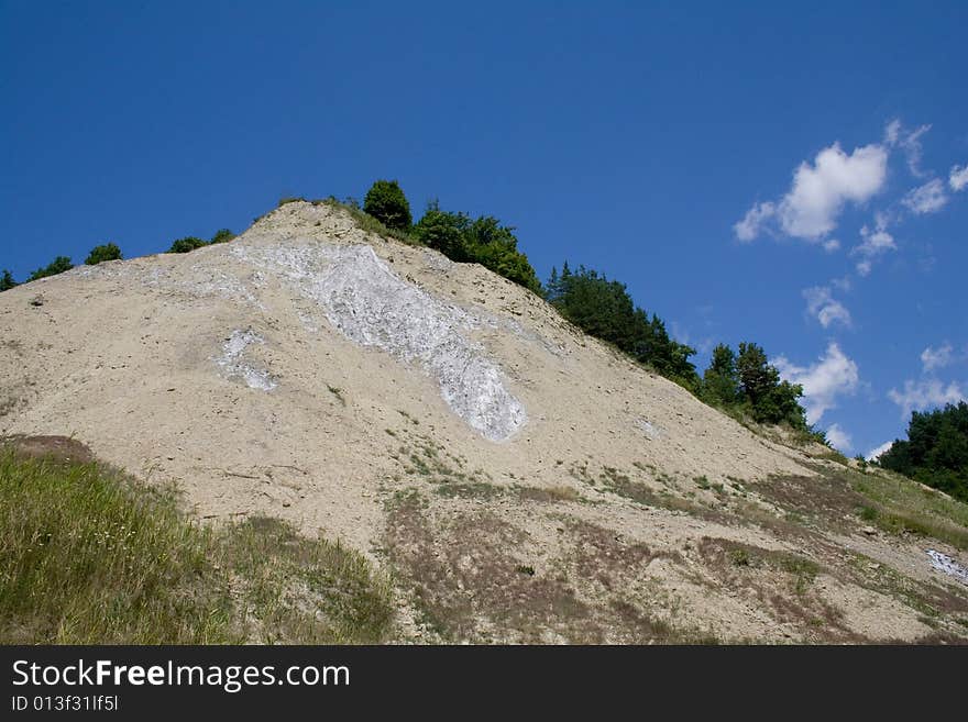 Salt texture in salt canyon - transylvania