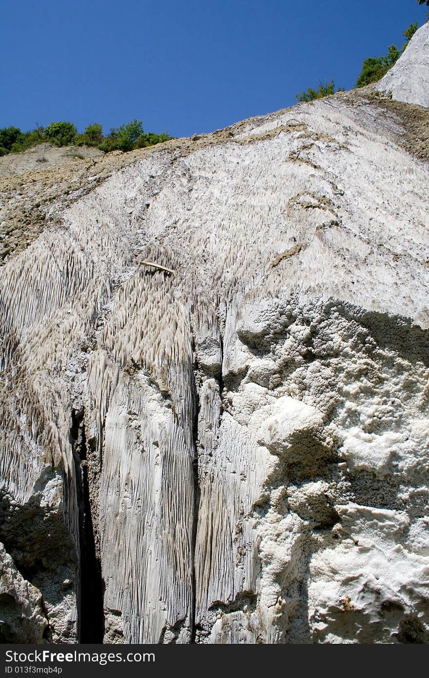 Salt texture in salt canyon - transylvania