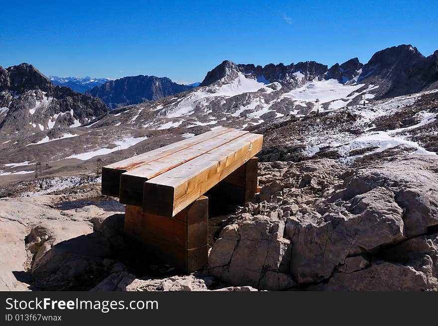 Bench on the alps 3