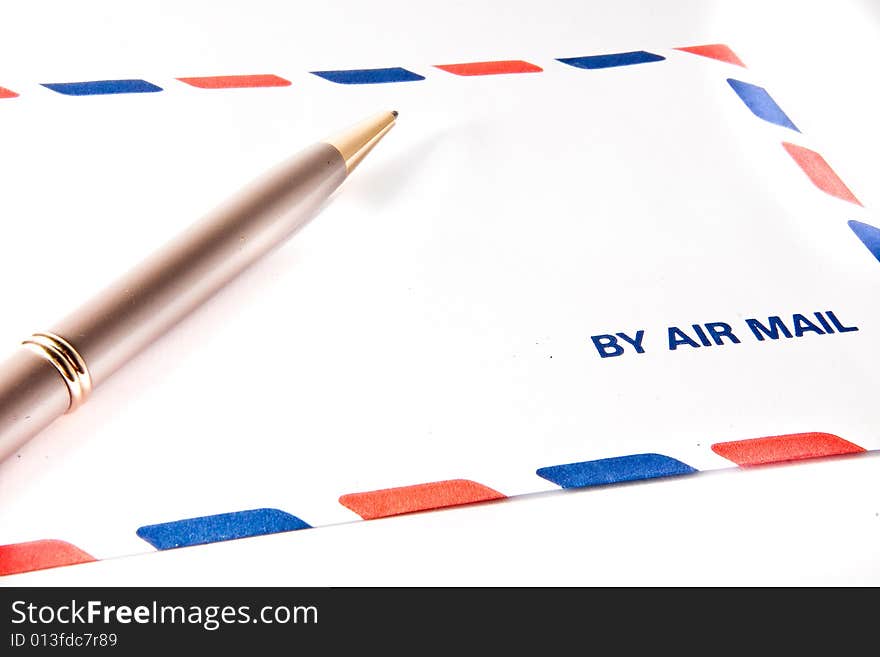 Letter by air mail connectimg people