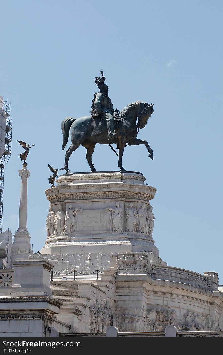 Monument of Vittorio Emmanuele II on Venezia square (Piazza Venezia). Rome, Italy.