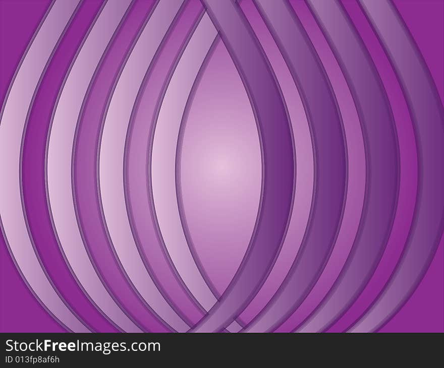 A vector illustration of a purple rib pattern. A vector illustration of a purple rib pattern