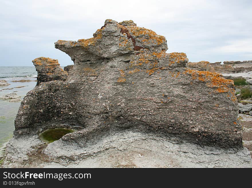 Boulders And Shoreline