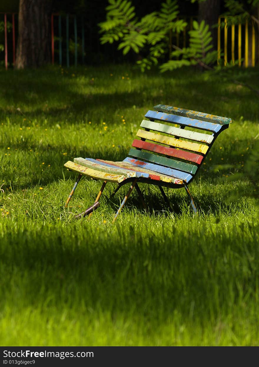 Colorful Bench