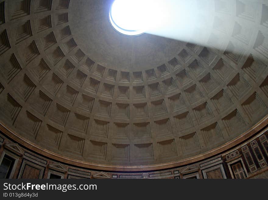 Rome-the image in Pantheon. Rome-the image in Pantheon