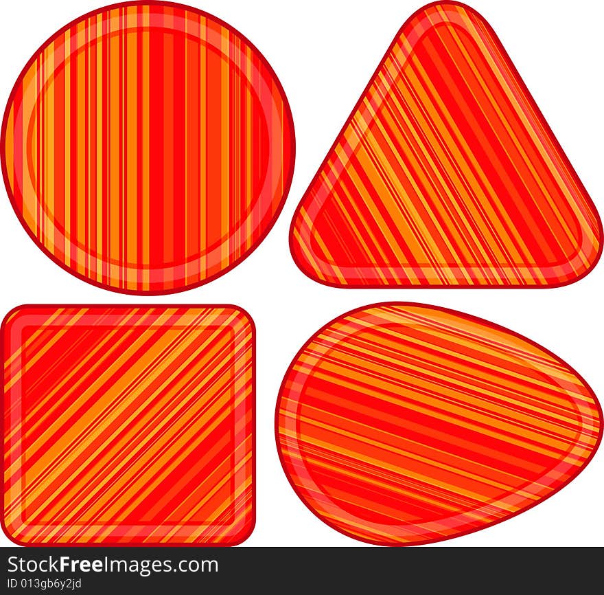 Set labels Striped