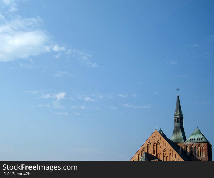 Church in Kolobrzeg City in Poland. Church in Kolobrzeg City in Poland