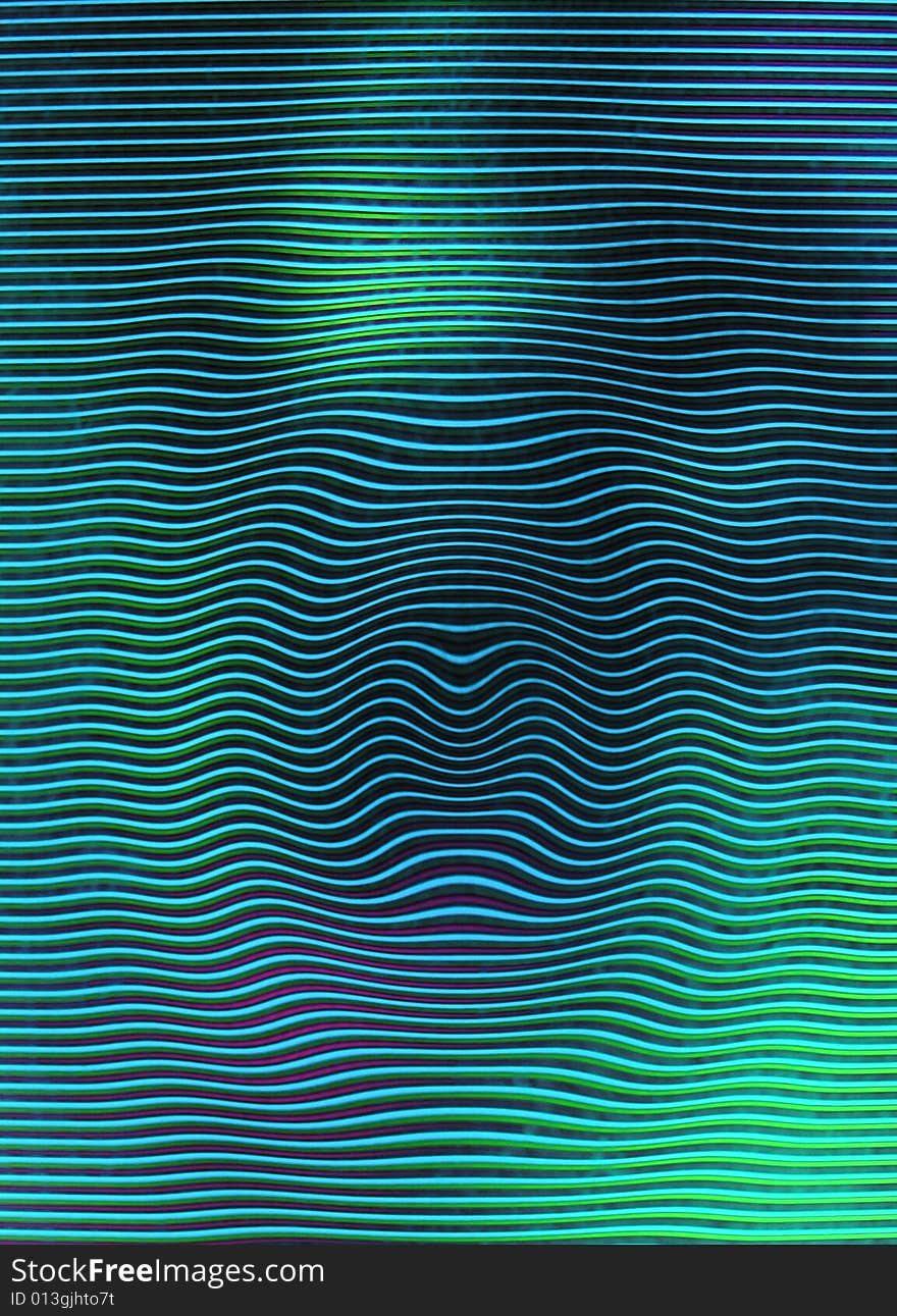 Green wavy line pattern abstraction. Green wavy line pattern abstraction