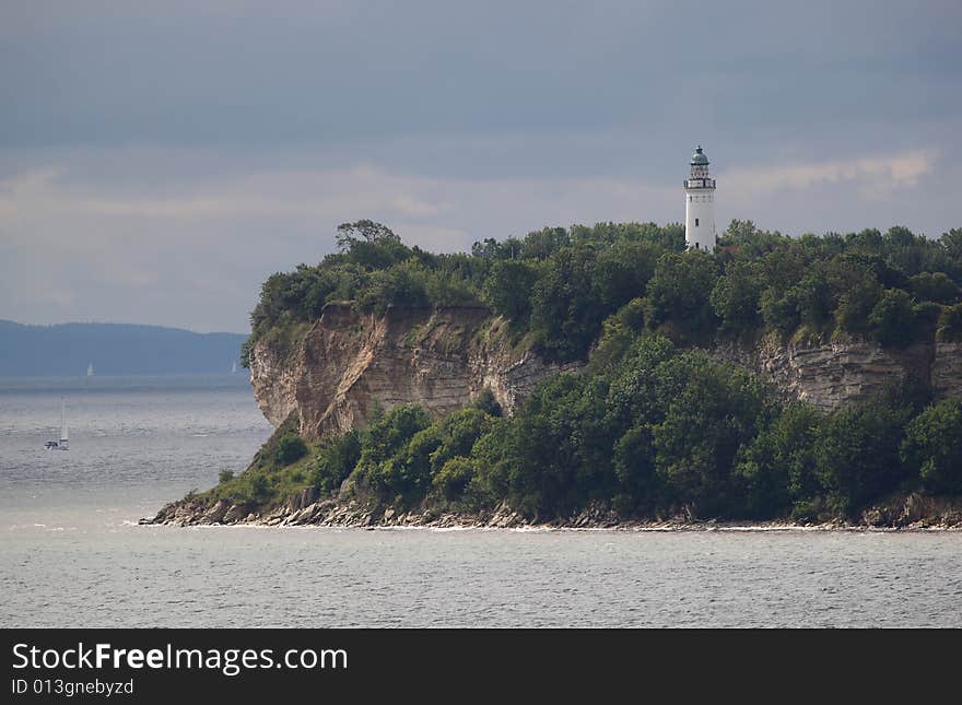 A lighttower in eastern denmark