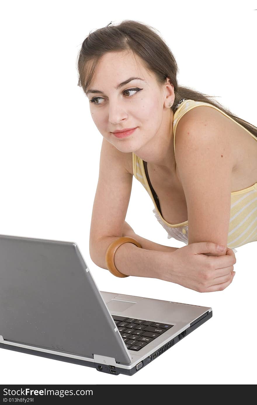 Girl With Laptop