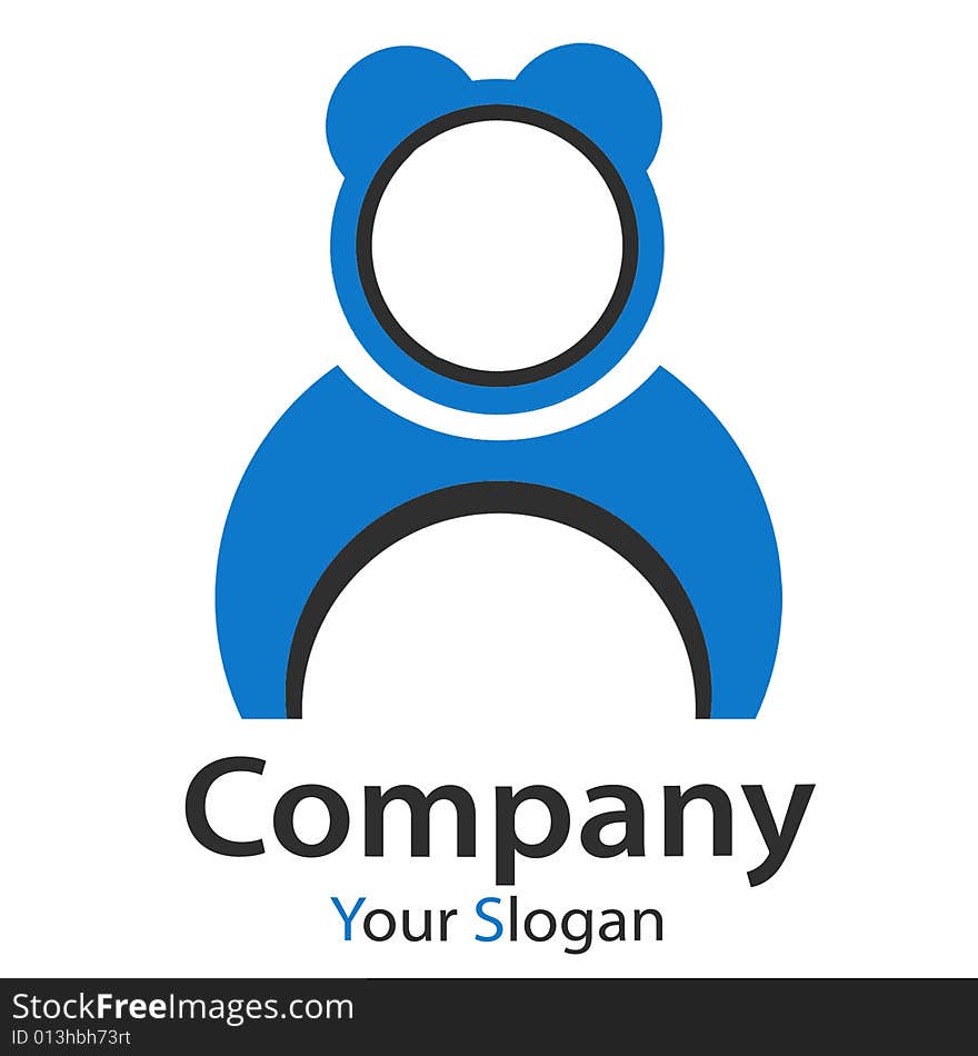 A logo for a small company