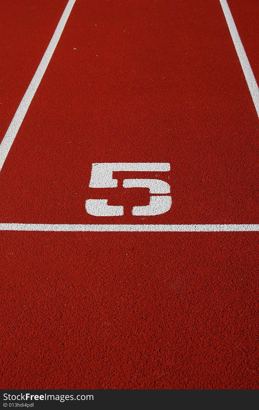 Running track number