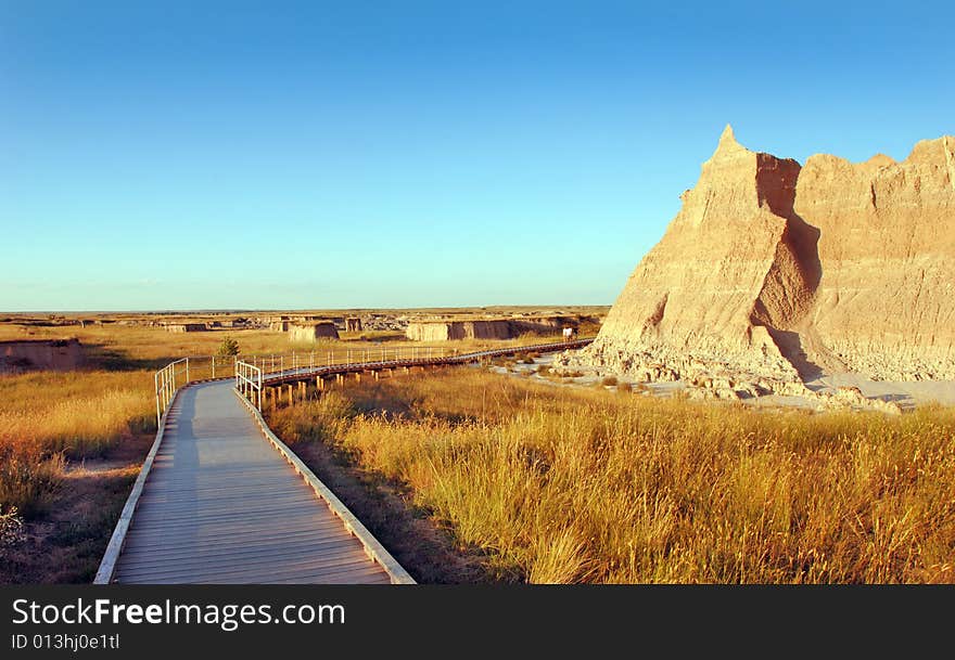 Walkway in the Badlands