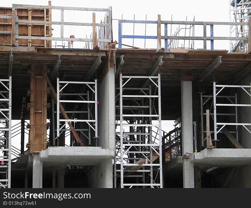 A large building under construction