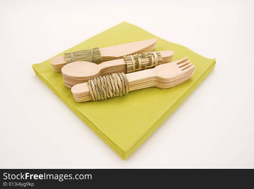 Cutlery On A Napkins