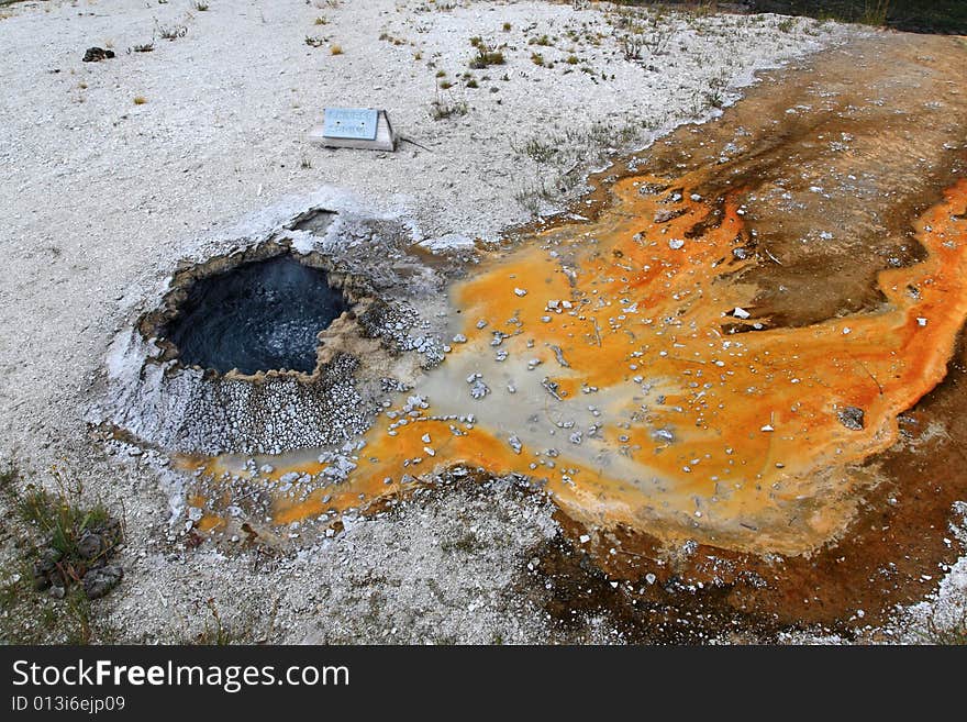 Upper Geyser Basin In Yellowstone