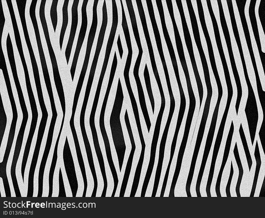 Zebra background as symbol of black and white animal fur