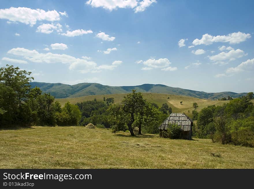 Rustic Mountain Scene