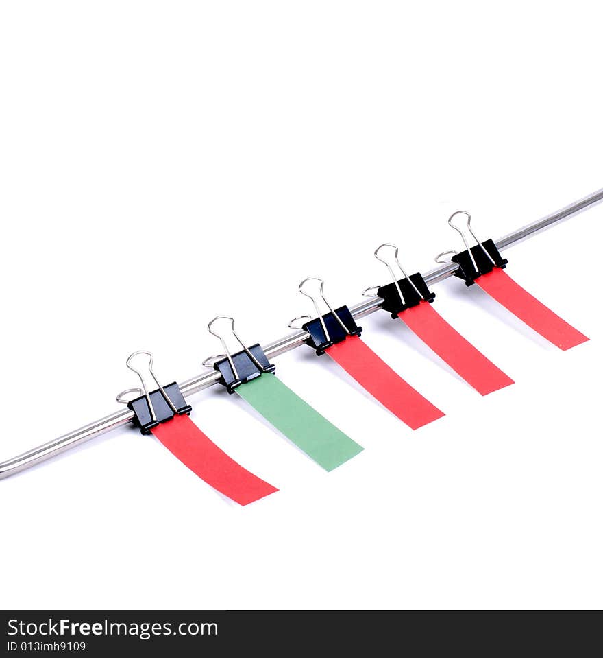 Red and green sticks in line chart on white background. Red and green sticks in line chart on white background